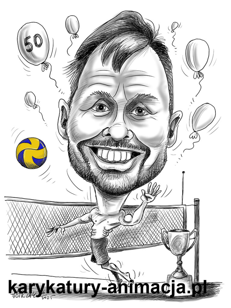 karykatura ze zdjęcia, zamówienie ekspresowe