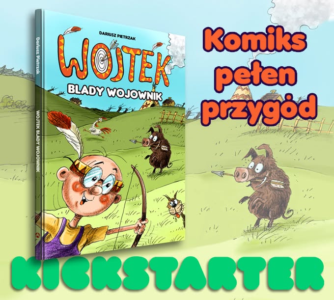 karykatury, komiks, Kickstarter, kampania, Red Arrow wydawnictwo, rysowanie komiksu